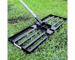 Gazonnivelleringhark 76x25cm – 213cm Steel – Roestvrij Staal – Gazon Egaliseren & Mengen