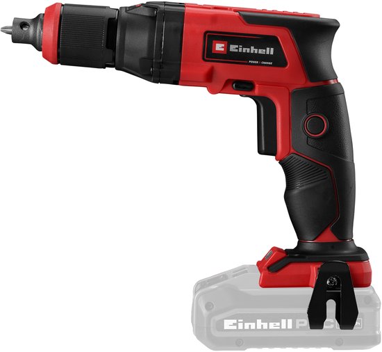 Einhell Accu Gipsplaatschroevendraaier 18V Power X-Change, 4000 t/min, Diepteaanslag, LED, Koffer, Zonder accu