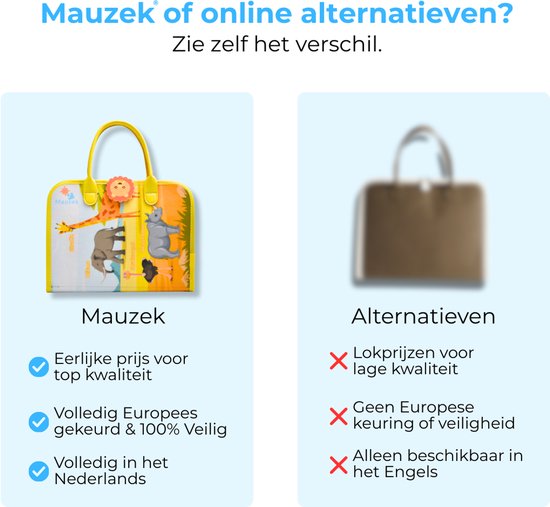 Mauzek® Busy Board Savanne - Nederlands - Montessori speelgoed - Activiteitenboek - Sensorisch speelgoed - Educatief speelgoed - Peuter speelgoed - Busy Book - Voor in de auto - Voor onderweg - Jongens - Meisjes - 3 jaar - 4 jaar - 5 jaar - 6 jaar van Merkloos — afbeelding 2