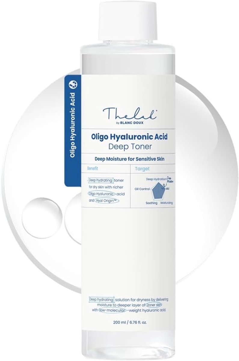The Lab by BLANC DOUX, Oligo Hyaluronzuur Diepe Toner, 6,76 fl oz (200 ml)
