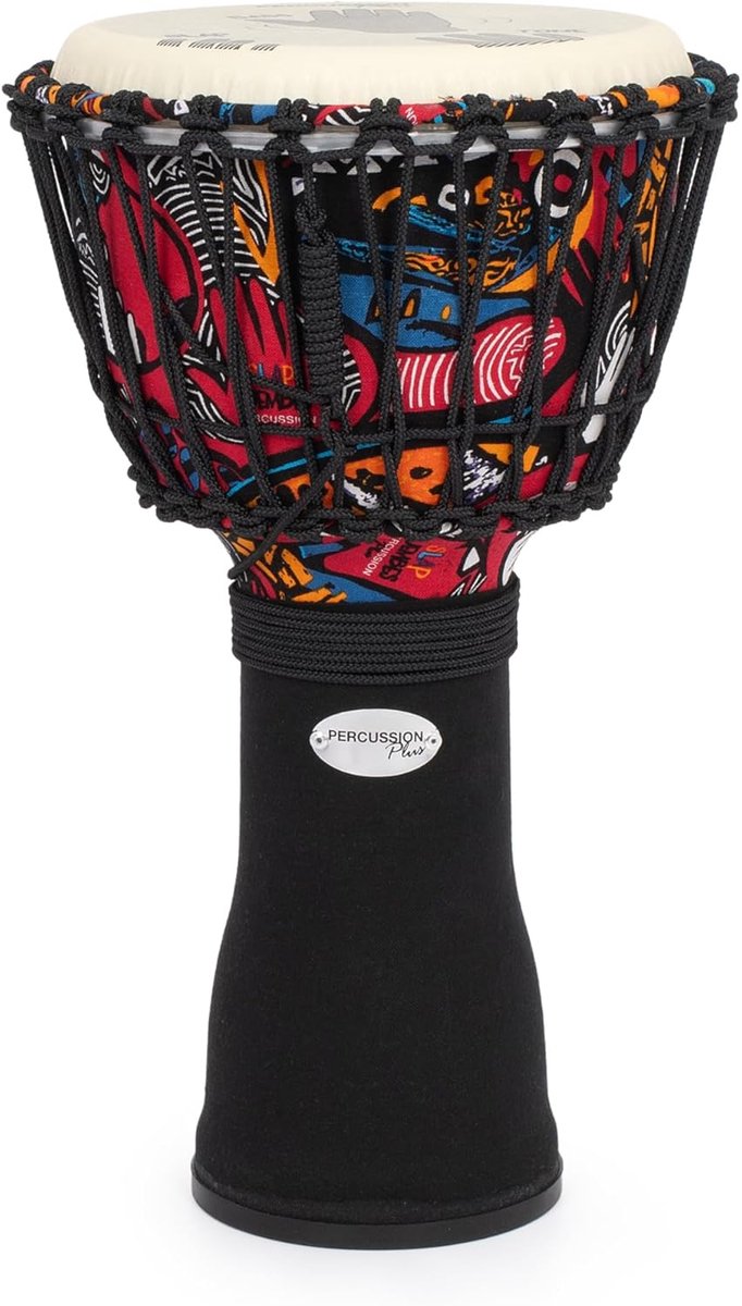 Slag Djembe Trommel - Handtrommel Percussie - Muziek Maken - Touw Gestemd - 10 Inch Hoofd