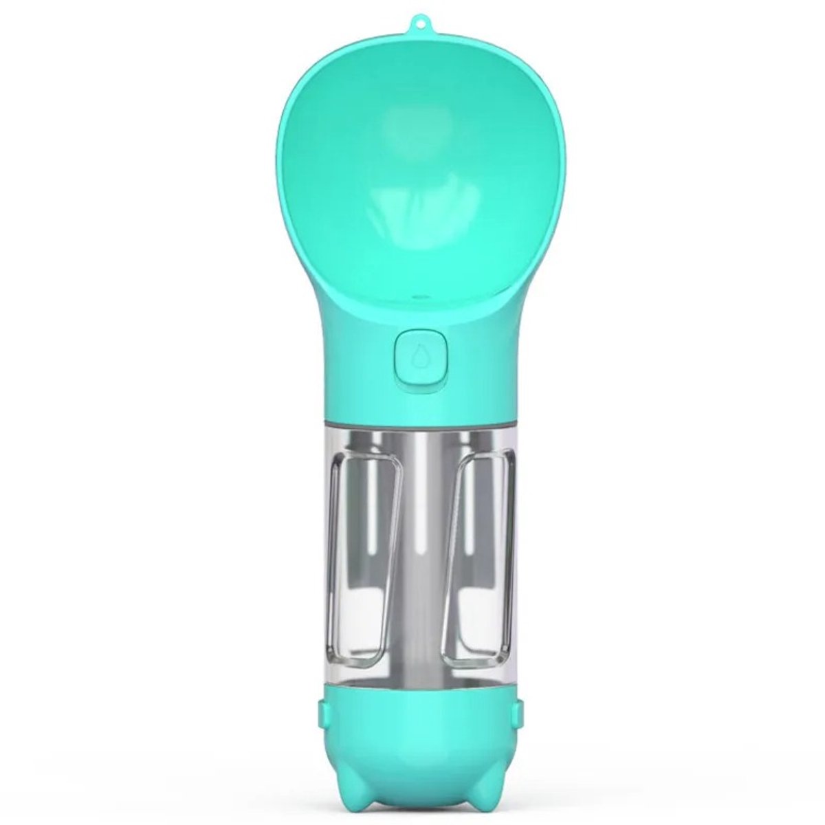 WiseGoods Premium 3 In 1 Honden Drinkfles 300ML – Draagbare Water & Voer Fles Voor Honden – Inclusief Poepzakjes – Lekvrij – Groen