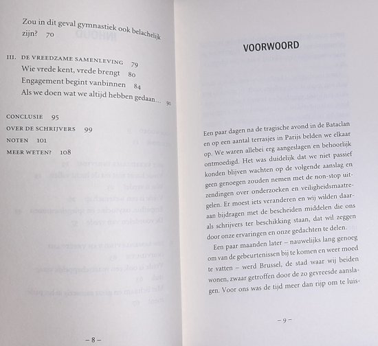 Vrede kun je leren