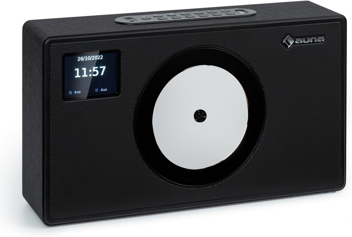 Keuken Radio - Digitale Radio CD - Muziek Streaming - Wandmontage Mogelijk - 35 x 9 x 20 cm