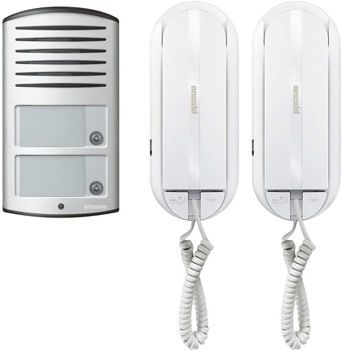 Audio Deur Intercom - Woonhuis Systeem - Communicatie Thuis - Twee Weg Audio - 36x30x8 cm - Antraciet