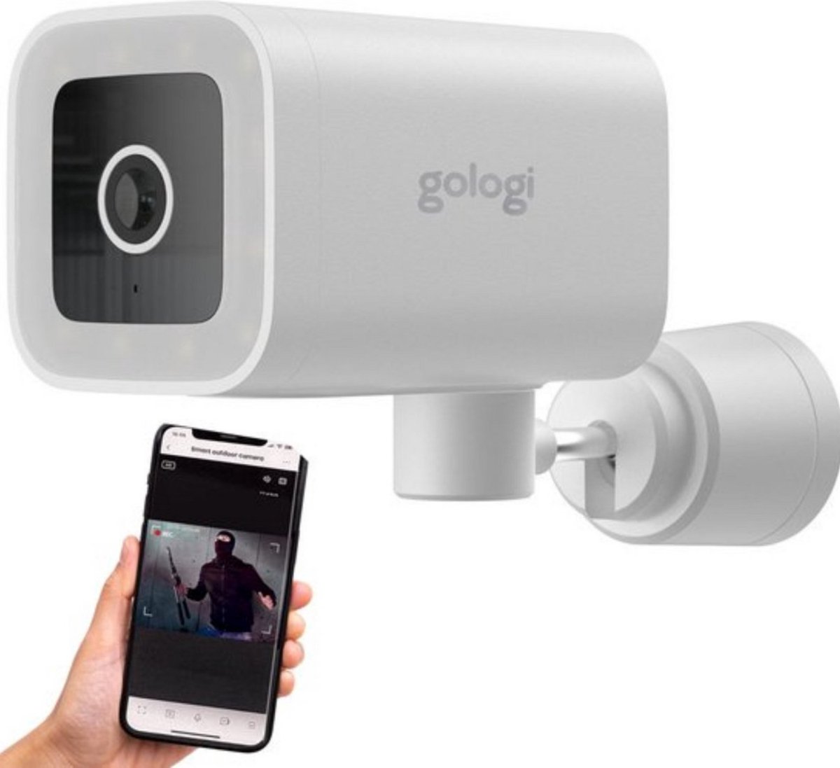 Gologi Premium Buitencamera met Nachtzicht en - Product - €19,95
