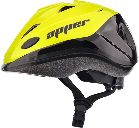 Meteor - Fietshelm - KS07 M 52-56 cm Apper geel - Veiligheid, Comfort, Stijl