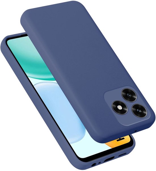 Cadorabo Hoesje geschikt voor Honor X5C Plus / X5C Case in Liquid Blauw Beschermhoes gemaakt van flexibel TPU silicone etui cover mobiele telefoonhoesje