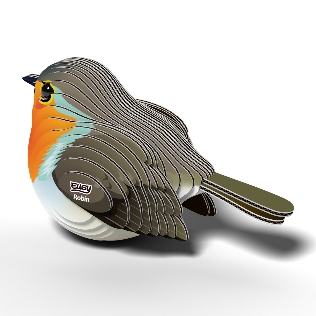 EUGY 3D Puzzel - Roodborstje - Vogels - Duurzaam - Verzamel Ze Allemaal - 6 Jaar — afbeelding 2