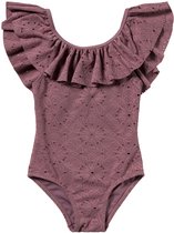 Salted Stories - Badpak - Dusky Orchid - Broderie - Maat 98/104