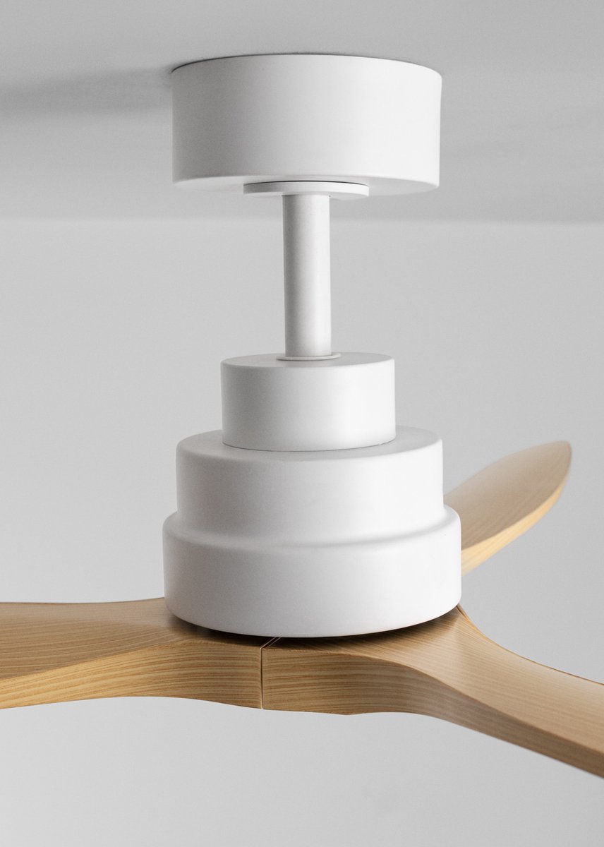CREATE - Stille plafondventilator van 40 W met technische ABS-bladen, verkrijgbaar in verschillende maten - M - Geen licht - WIFI - WIND STYLANCE – foto 6