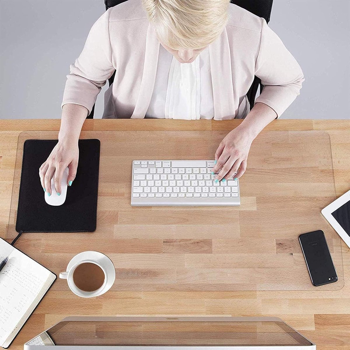 Transparant PVC Tafelkleed op Maat - Waterdichte Tafelbeschermer voor Eettafel en Bureau
