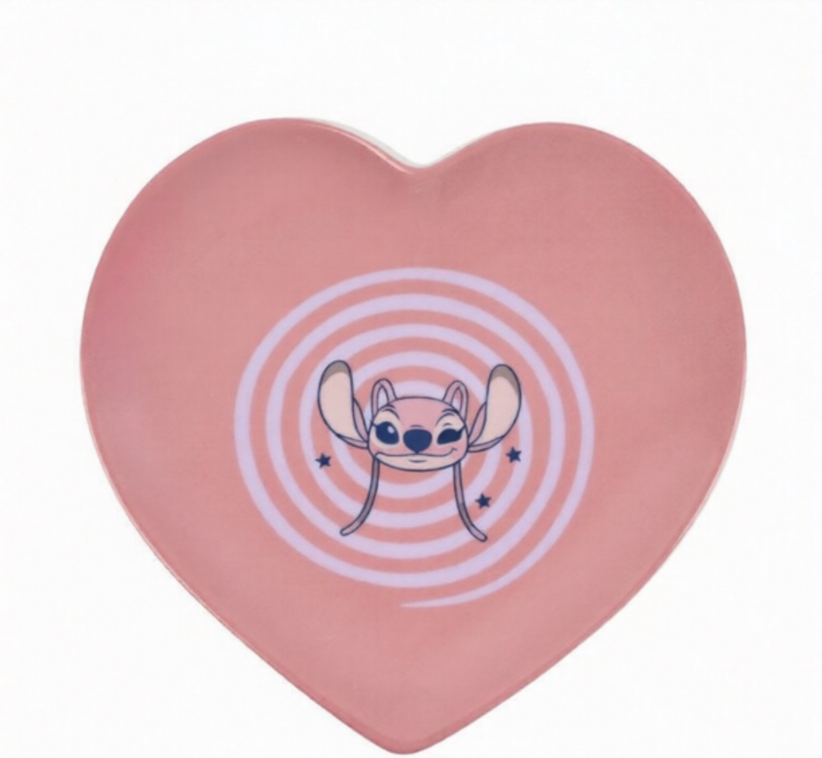 Angel bord, Lilo en Stitch serveerschaal, Lilo en stitch, Bord, Hartvormig bord