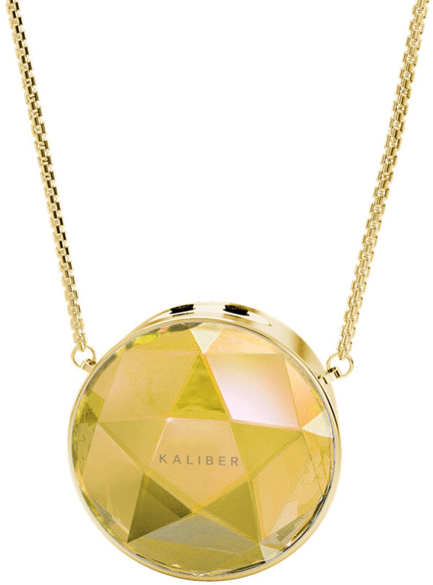 Kaliber Collection 7KN 002 Draagbare mini luchtreiniger - Allergieën - Pollen - Hooikoorts - Doorsnee 4 cm - USB - Cadeau - Geel