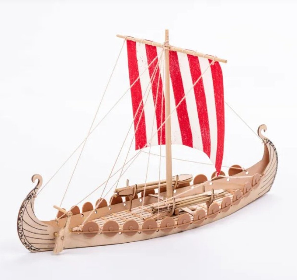 Billing Boats 302 Mini Oseberg vikingschip houten bouwmodel