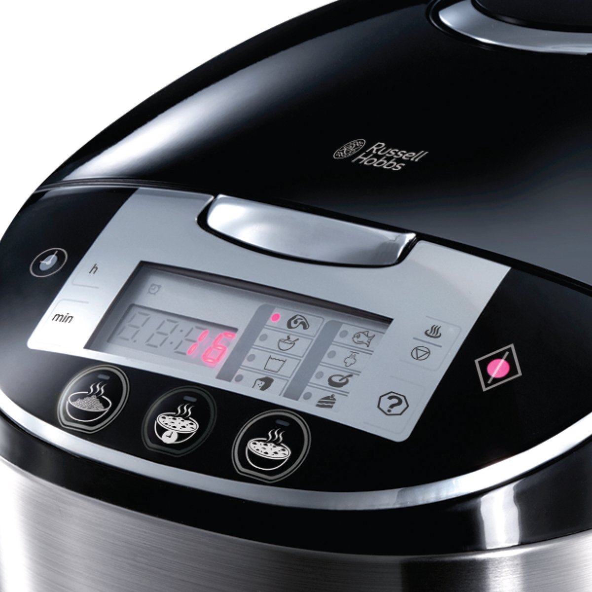 Russell Cook@Home Multicooker 5L Grijs/Zwart 900W - afbeelding 2