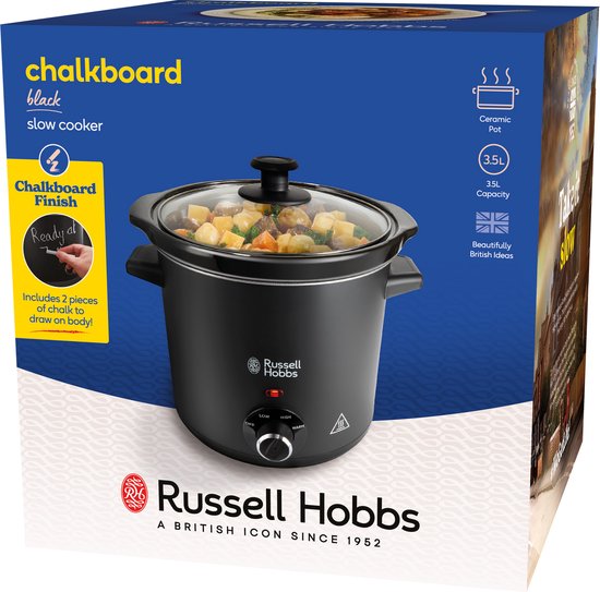 Russell Hobbs Chalkboard - slow cooker - mat sort - 24180-56
