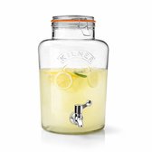 Relaxdays Distributeur de boisson, en verre, avec support et couvercle Relaxdays Distributeur de boisson, en verre, avec support et couvercle