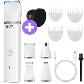 Blyx® 4 in 1 Hondentondeuse Toby - Hondentrimmer - Trimset - Complete set - Wit - Incl. Honden Nagelvijl