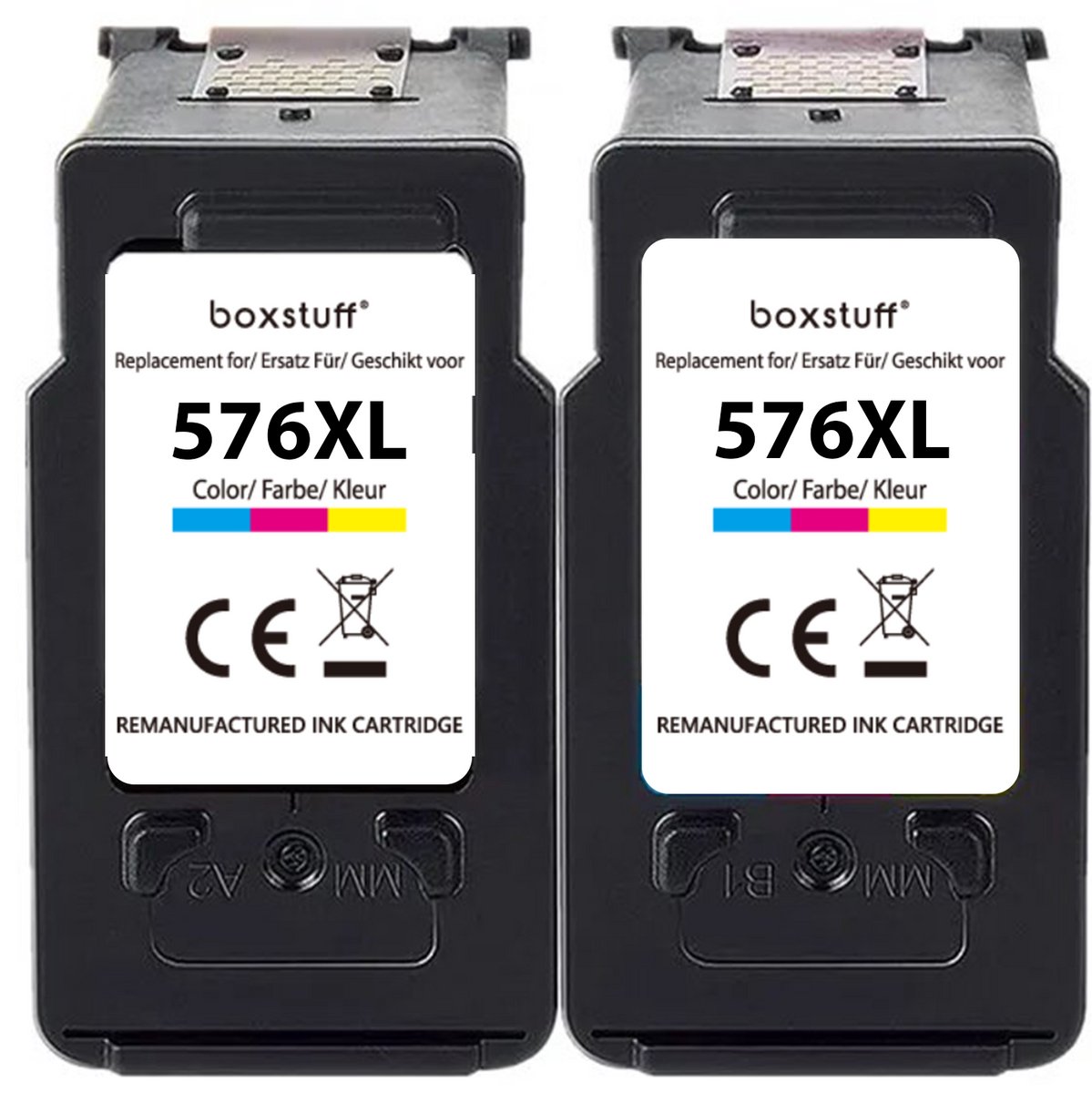 Boxstuff Inkt geschikt voor Canon CL-576 XL – Multipack Kleur Cartridge – Voor Canon Pixma TS3550 / TS3551 / TS3650 / TS3651 / TR4750 / TR4751 Printer