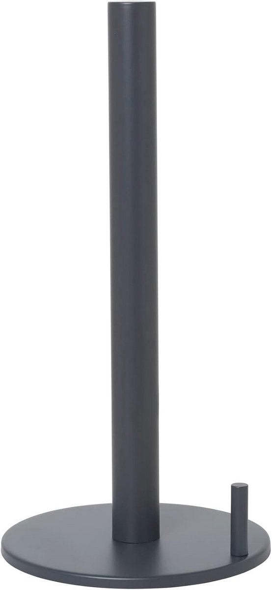 Keukenrolhouder - Papierhouder - Keuken organiseren - Antislipvoet - 32 cm hoog - Grijs