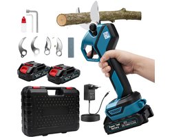 Elektrische Snoeischaar - 40 mm snoeischaar met borstelloze motor, voor tuinieren, fruitbomen, wijngaarden - Accu Takenschaar - Elektrische Tuinschaar - Heggenschaar - Elektrisch Takkenschaar