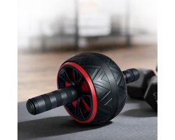 DK.® Professioneel Ab wheel - Ab roller - Ab trainer - Buikspierwiel - Trainingswiel - Buikspieren Trainen - Inclusief Kniemat