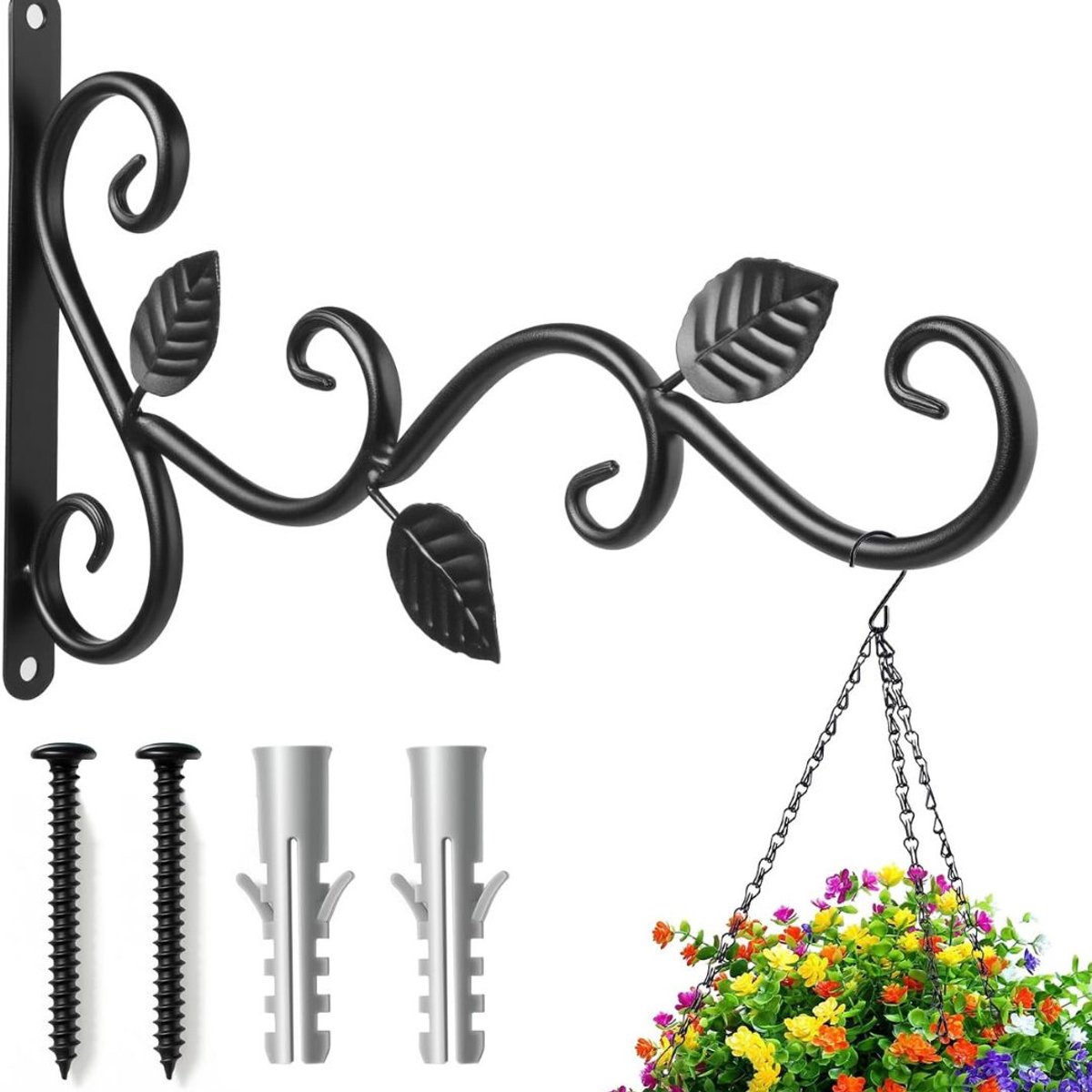 CLVP® Plantenhaak Hanging Basket - Muurhaak voor Planten - Wandhaak