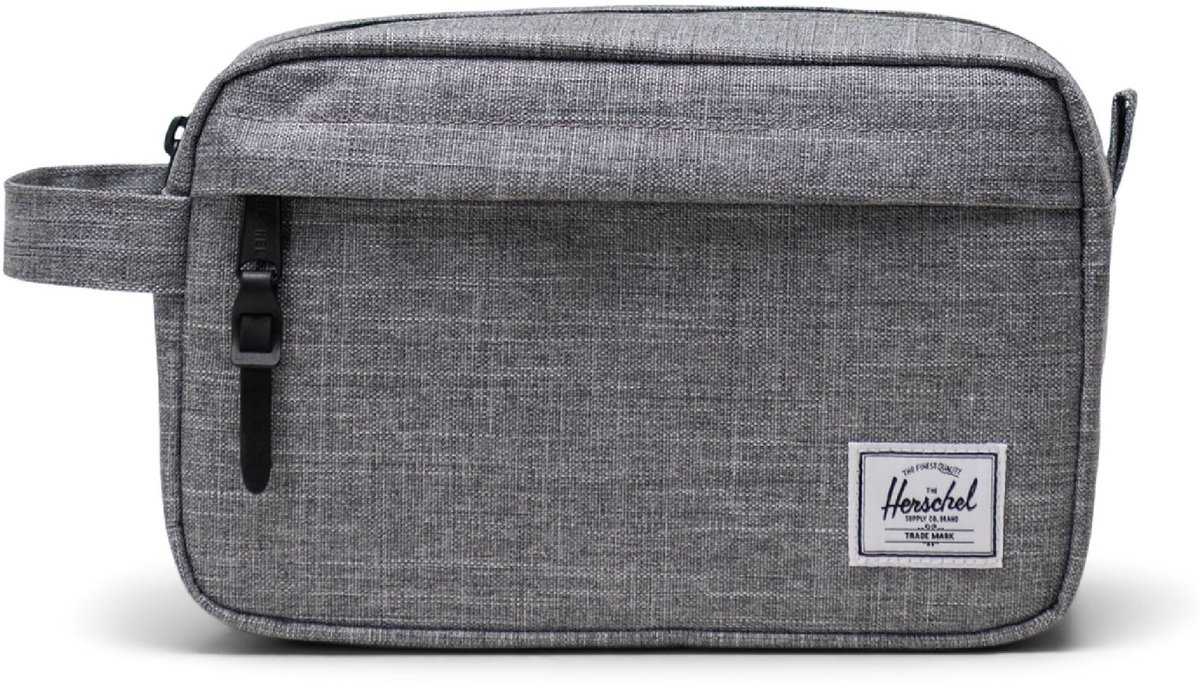 Herschel toilettas Chapter Travel Kit Raven Crosshatch grijs