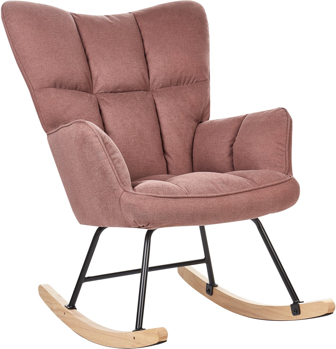 OULU - Schommelstoel - Roze - Polyester