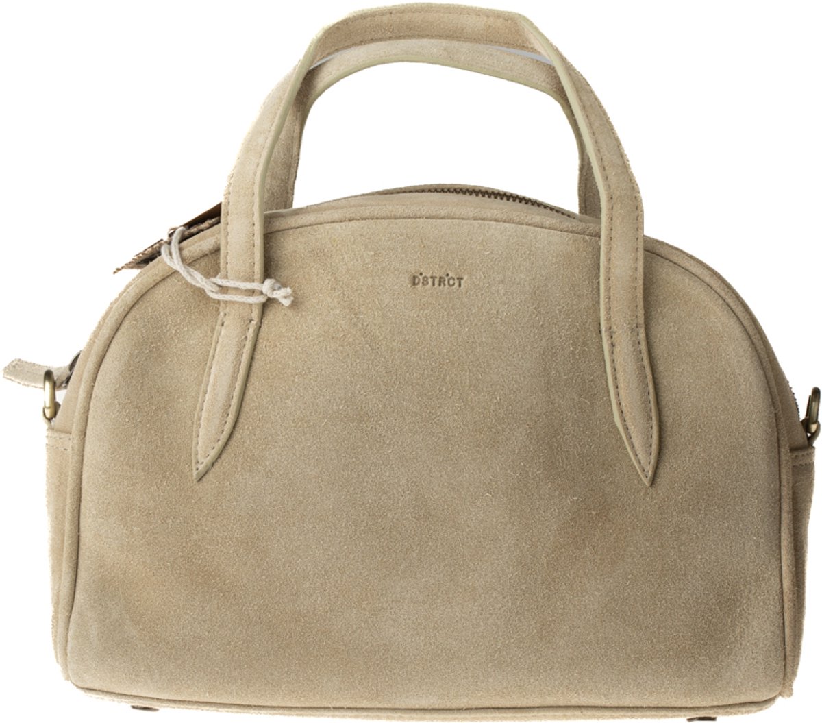 Beige suède tas