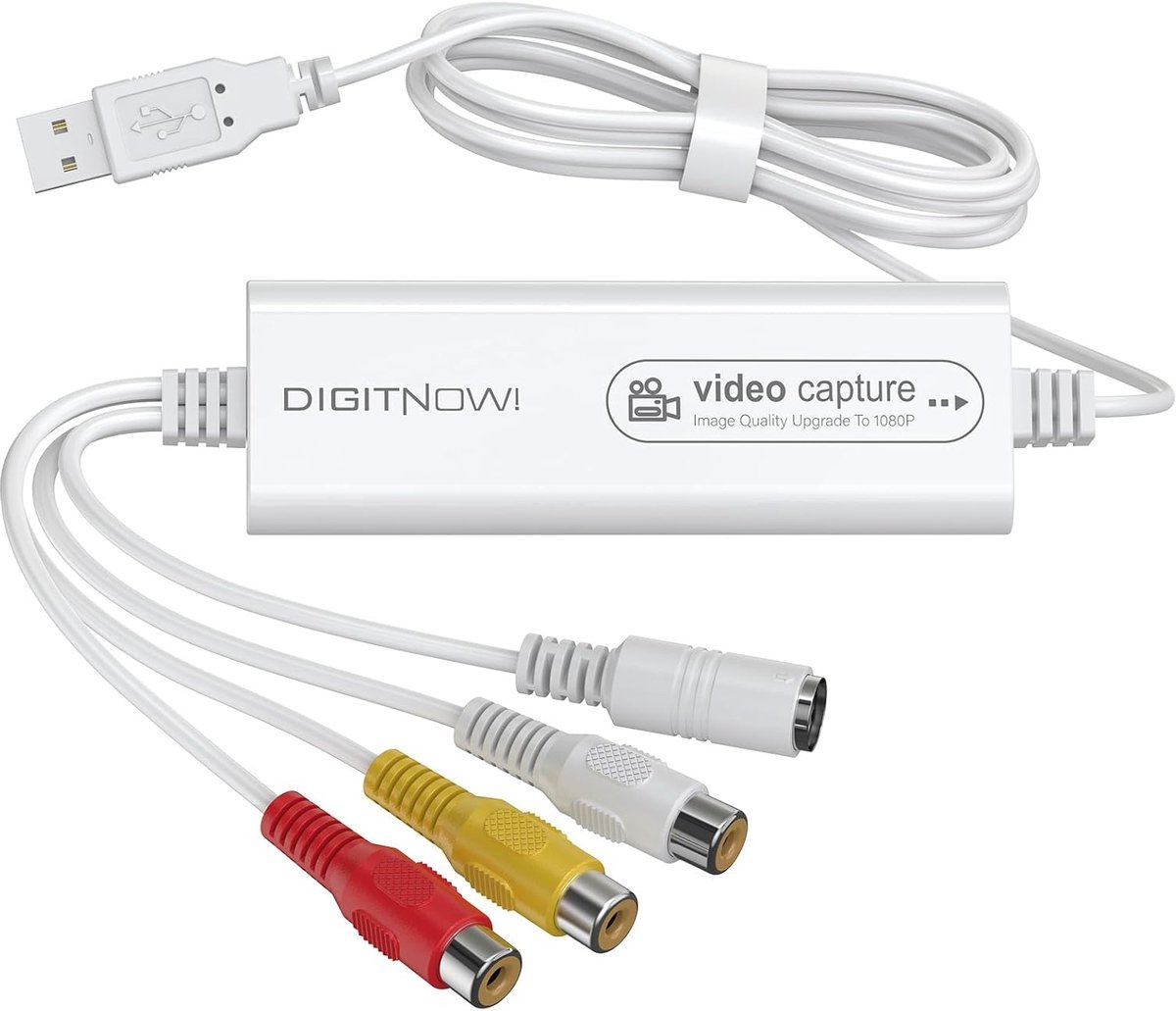 Video Capture Kaart - VHS Converter - Digitale Archivering - USB 2.0 Interface - Compact Formaat