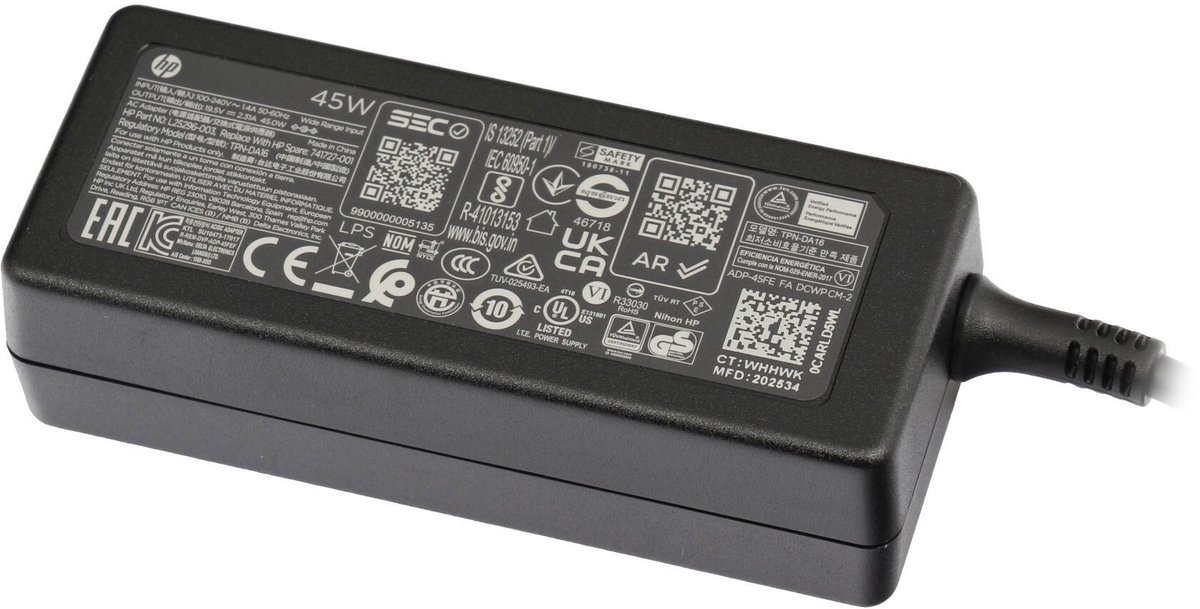 HP 740015-001 oplader 45W
