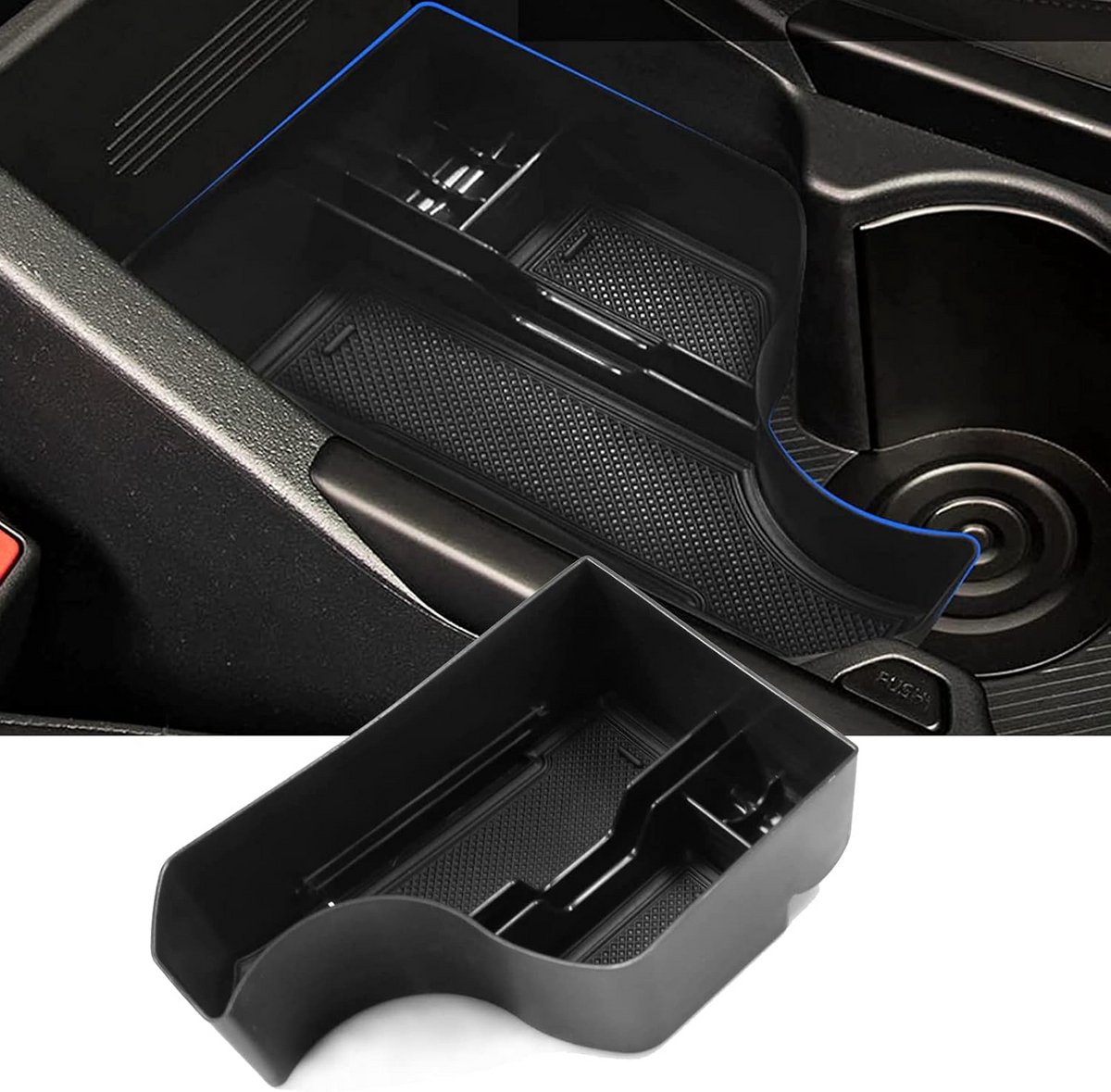 Middenconsole Organizer voor Kia Niro EV / Hybrid (2022-2023) - Armleuning Opbergdoos