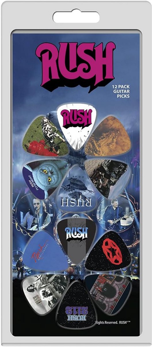 Gitaar Plectrums - Plectrum Set - Muziek Maken - Medium Dikte Celluloid - 12 Stuks - RUSH 2