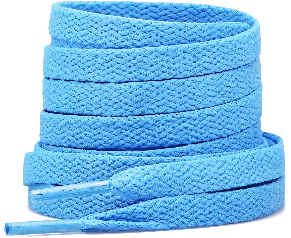 The Kicks Don Veters Plat 140CM - Pastel Blauw - 8mm
