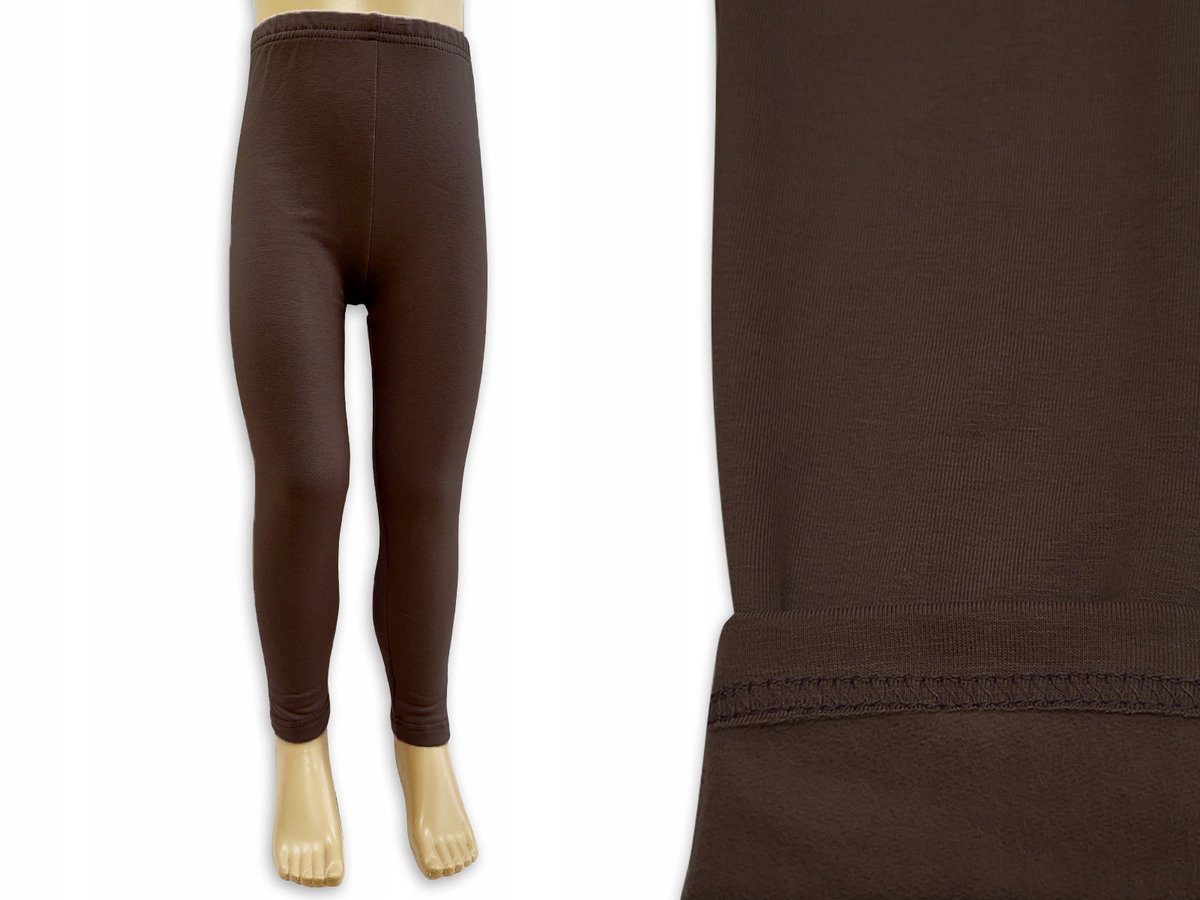 Dartomik - Kinder Thermische Leggings - Bruin - 152/158