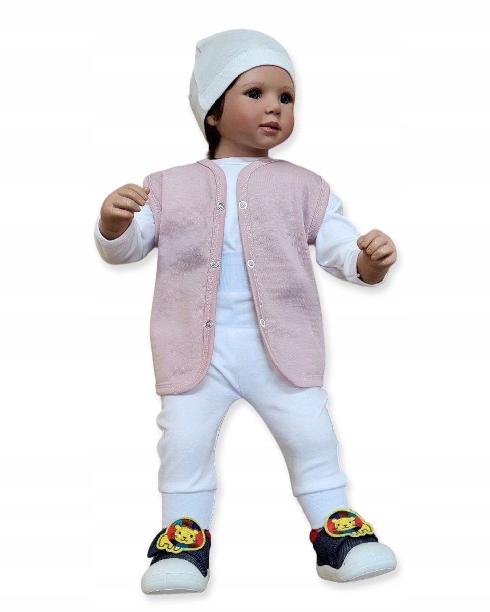 Dartomik - Kinder Bodywarmer - Katoen - Roze - Maat 110