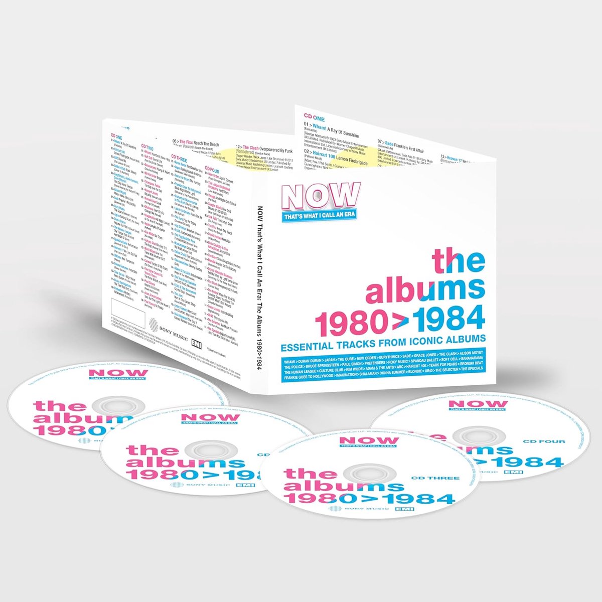 Muziek Albums - Verzamelbox - Muziek Luisteren - Iconische Albums - 4 Disks