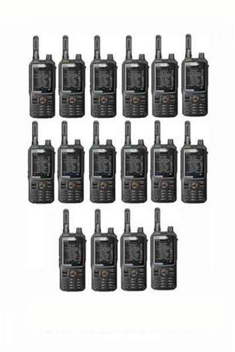Set van 16 Inrico T320 V2 4G LTE Zello Portofoons, GPS, Wifi