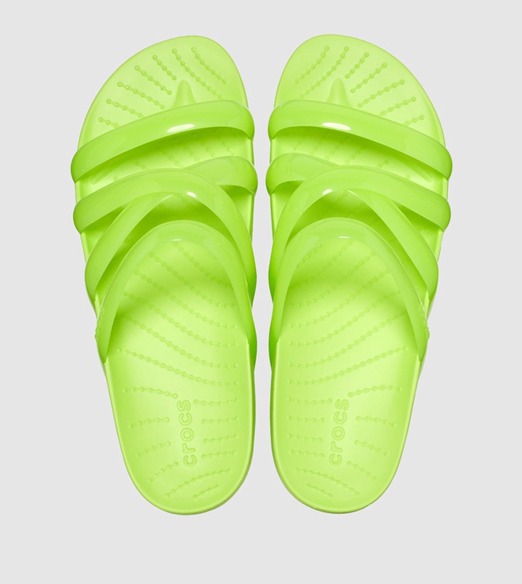 Crocs Splash Glossy - Sandalen - Limeade - W10 EU 41-42