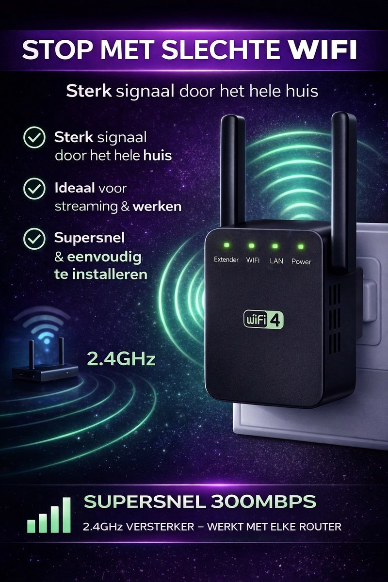 DrPhone WR1 - Wifi Versterker / Range - afbeelding 2
