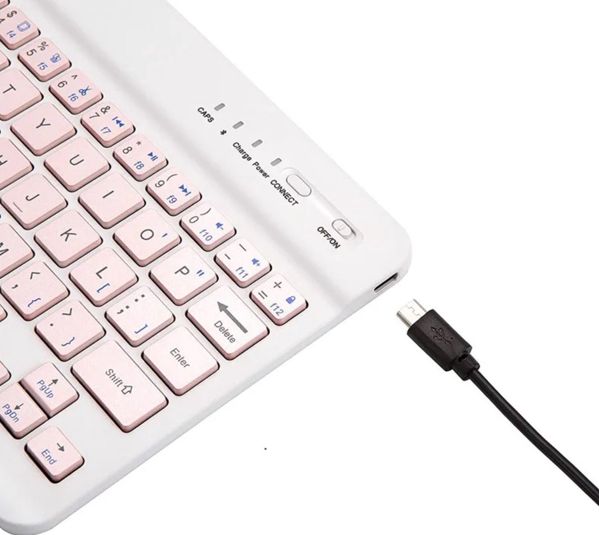 EtuiTab - Draadloos Bluetooth Toetsenbord - Geschikt voor Samsung, Apple, Lenovo, Xiaomi, Huawei — cadeau in Gadgets - foto 5