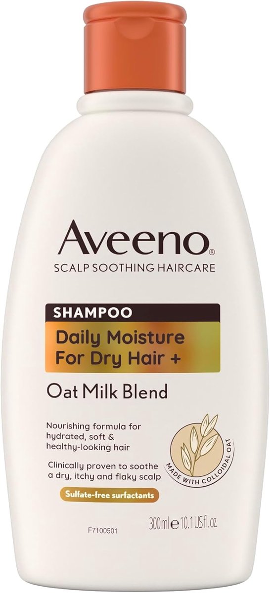 Aveeno Scalp Soothing Daily Moisture Shampoo – Oat Milk Blend – Voor Droog Haar - 300ml
