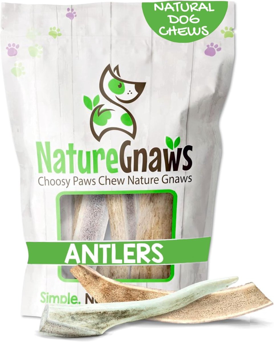 Honden Gewei - Natuurlijk Kauwspeelgoed - Langdurig Kauwen - Mix van Split en Geheel - 8 Ounce