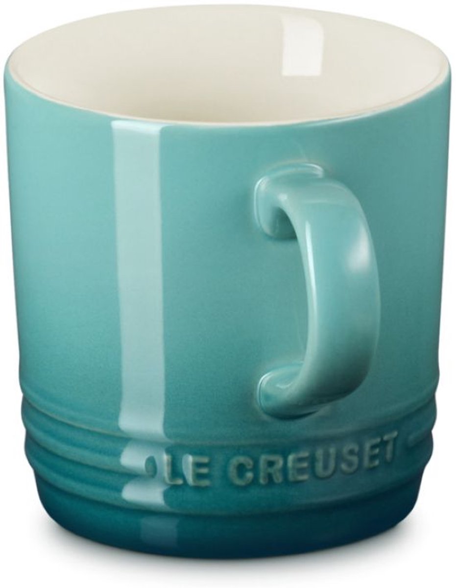 Le Creuset Grote cappuccino mok 0,4L Bleu Riviera