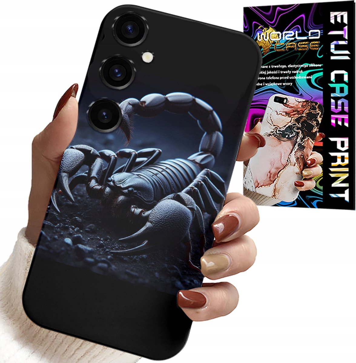 HOESJE VOOR SAMSUNG GALAXY S23 FE - SCHORPIOEN, SCHORPIOENEN + HYDROGEL FILM