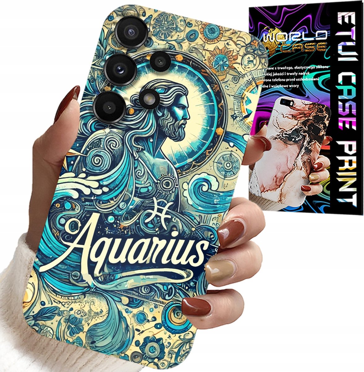 HOESJE VOOR SAMSUNG GALAXY A32 5G - STERRENBEELD, WATERMAN, ASTRONOMIE ACHTERKANT