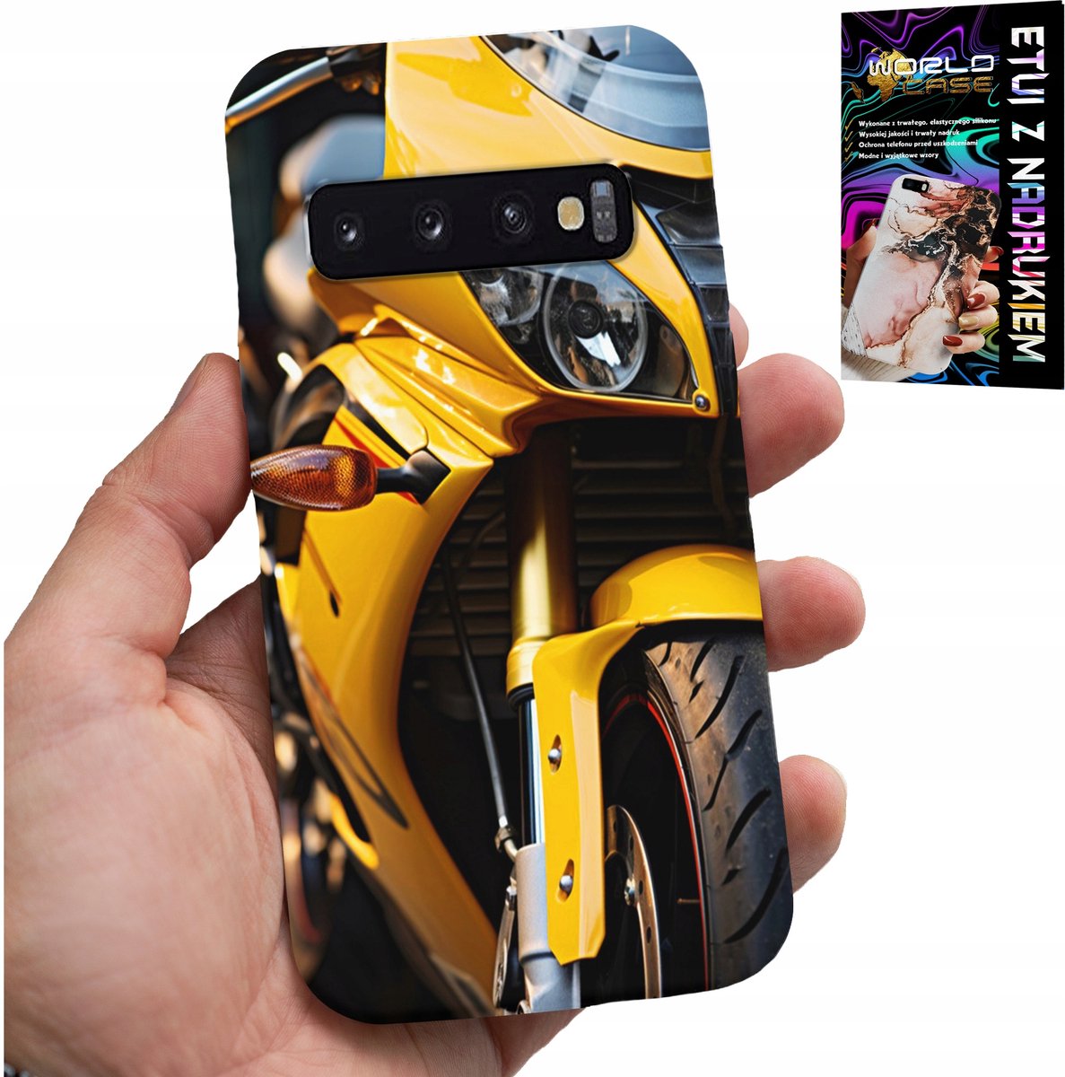 BEHUIZING VOOR SAMSUNG GALAXY S10 - MOTORFIETS VENTILATOR ACHTERKANT BEHUIZING