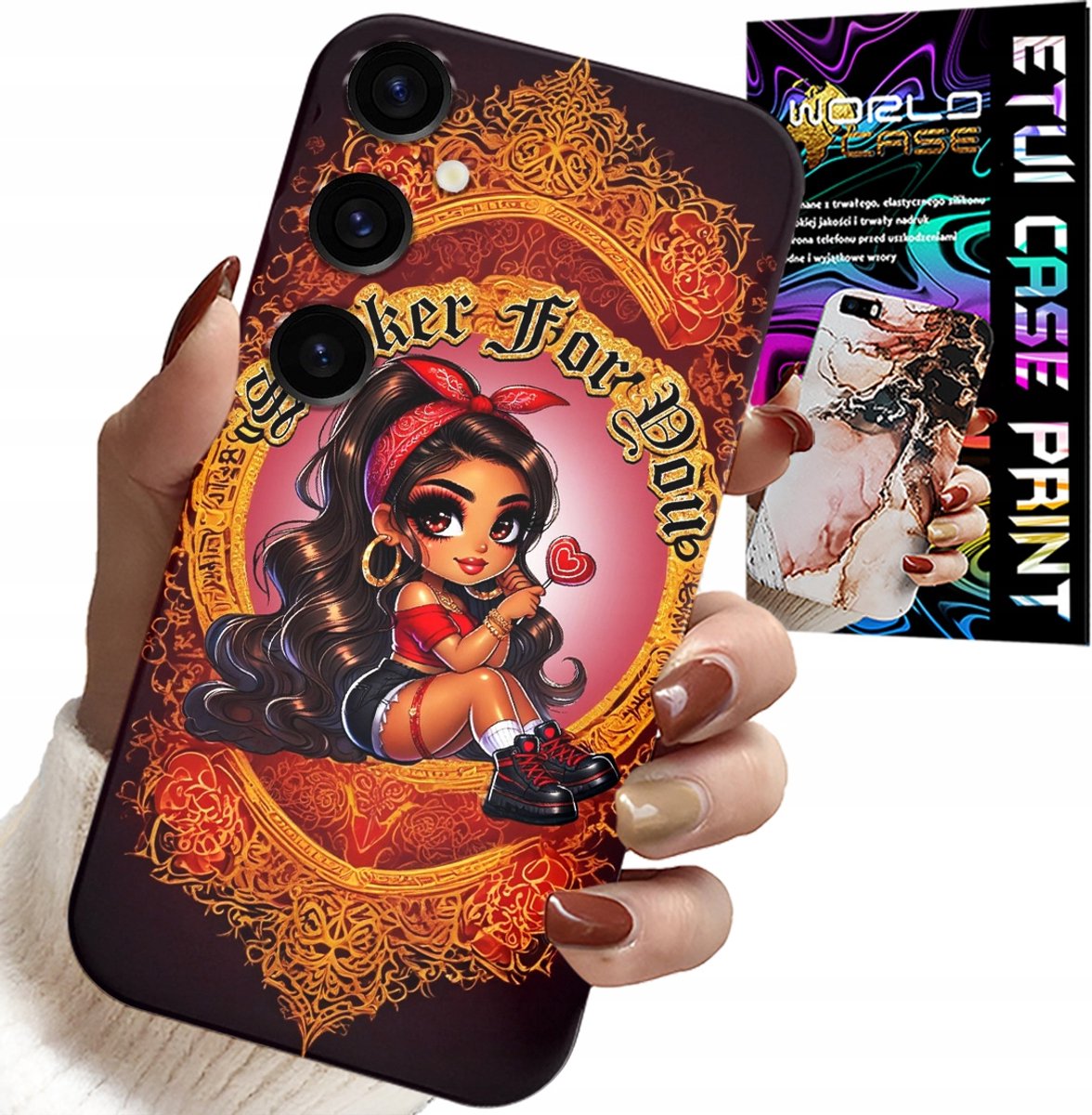 HOESJE VOOR SAMSUNG GALAXY S25 - SUCKER FOR YOU MODIEUZE DOLL HOES + GLAS